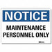 Notice Sign 10inx14in Reflctv Sheeting