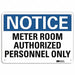 Notice Sign 7 in x 10 in Aluminum