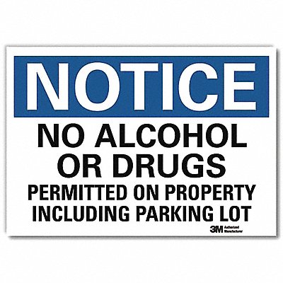 Notice Sign 10x14in Reflective Sheeting