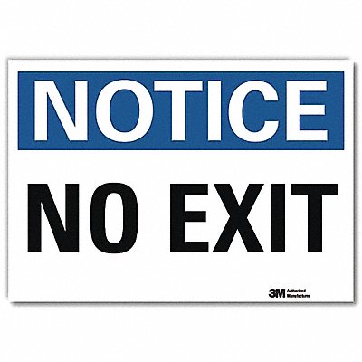 Notice Sign 7inx10in Reflective Sheeting