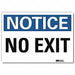 Notice Sign 7inx10in Reflective Sheeting