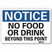 Notice Sign 7inx10in Reflective Sheeting