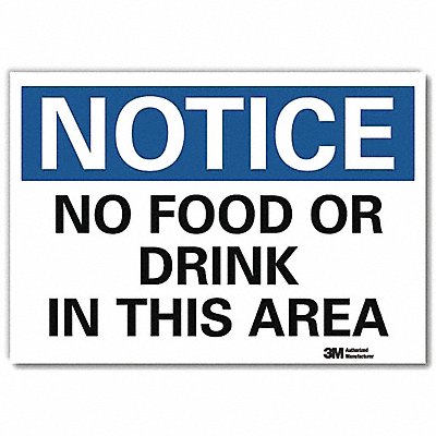 Notice Sign 5inx7in Reflective Sheeting