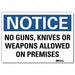 Notice Sign 10x14in Reflective Sheeting