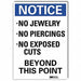 Notice Sign 10inx7in Reflective Sheeting