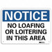 Notice Sign 7 in x 10 in Aluminum
