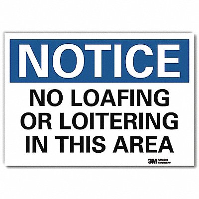 Notice Sign 7inx10in Reflective Sheeting