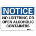 Notice Sign 7 in x 10 in Aluminum