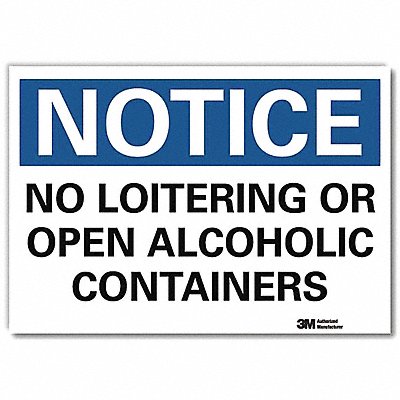 Notice Sign 7inx10in Reflective Sheeting