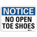 Notice Sign 7 in x 10 in Aluminum