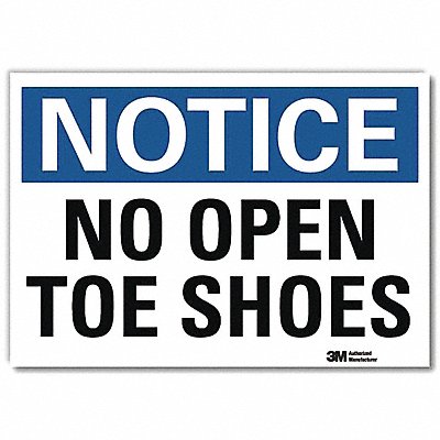 Notice Sign 7inx10in Reflective Sheeting