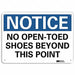 Notice Sign 10 in x 14 in Plastic