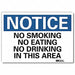 Notice Sign 7inx10in Reflective Sheeting