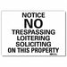 Notice Sign 5 in x 7 in Rflct Sheeting