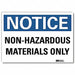 Notice Sign 10inx14in Reflctv Sheeting