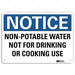 Notice Sign 10 inx14 in Aluminum