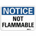Notice Sign 10 in x 14 in Plastic