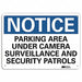 Notice Sign 10 in x 14 in Plastic