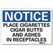 Notice Sign 7inx10in Reflective Sheeting