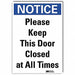 Notice Sign 10inx7in Reflective Sheeting