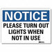 Notice Sign 7inx10in Reflective Sheeting
