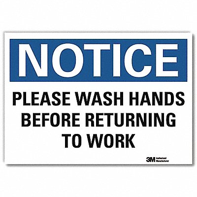 Notice Sign 7inx10in Reflective Sheeting
