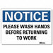 Notice Sign 7inx10in Reflective Sheeting