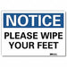 Notice Sign 7inx10in Reflective Sheeting