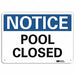 Notice Sign RecycldReflecAlum 10inWx7inH