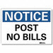 Notice Sign 7inx10in Reflective Sheeting