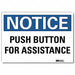Notice Sign 7inx10in Reflective Sheeting