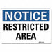 Notice Sign 7 in x 10 in Rflct Sheeting
