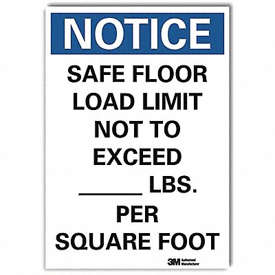Notice Sign 14inx10in Reflctv Sheeting