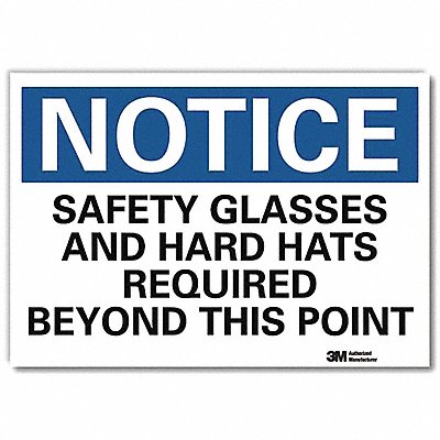 Notice Sign 5inx7in Reflective Sheeting