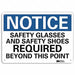 Notice Sign 7 in x 10 in Aluminum