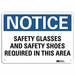 Notice Sign 7 inx10 in Plastic
