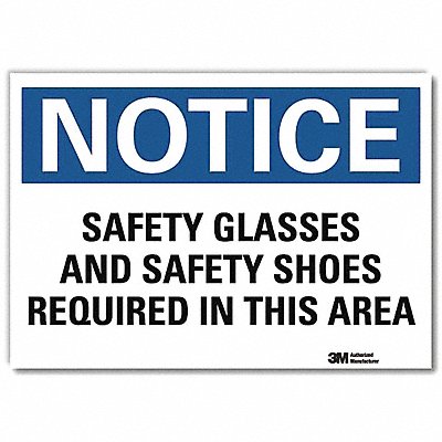 Notice Sign 10inx14in Reflctv Sheeting