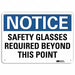 Notice Sign 10 inx14 in Plastic