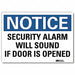 Notice Sign 7inx10in Reflective Sheeting
