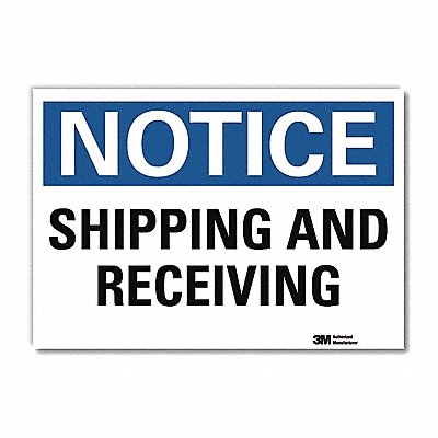 Notice Sign 5inx7in Reflective Sheeting