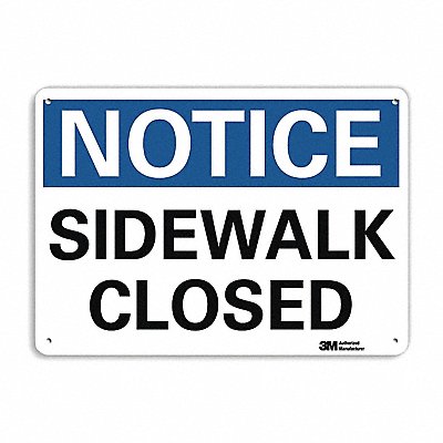 K3078 NonRflctv Pedestrian Traffc Sign 10x14in