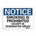 Notice Sign 7 in x 10 in Aluminum