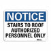 Notice Sign 7 in x 10 in Aluminum