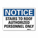 Notice Sign 10inx14in Reflctv Sheeting
