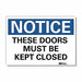 Notice Sign 7inx10in Reflective Sheeting