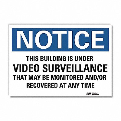 Notice Sign 7inx10in Reflective Sheeting