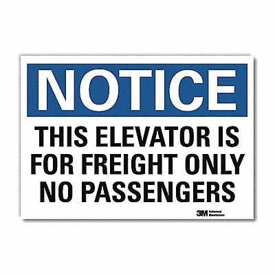 Notice Sign 5inx7in Reflective Sheeting