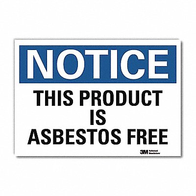 Notice Sign 5inx7in Reflective Sheeting