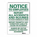 Notice Sign 14 in x 10 in Rflct Sheeting