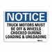 Notice Sign 7 in x 10 in Plastic